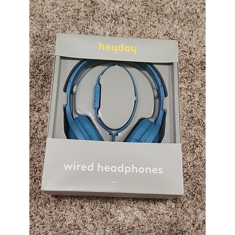 Heyday Wired On-Ear Headphones Featuring soft padded ear cups and a built-in mic